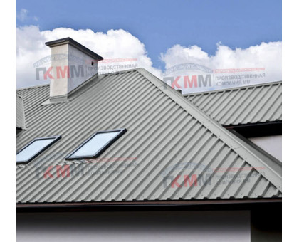 Профлист С44-1000-0.5 RAL9006 Norman Профлист С44-1000-0.5 RAL9006 Norman