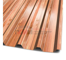 Профнастил С44-1000-0.5 Кедр ECOSTEEL_T