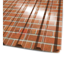 Профнастил С44-1000-0.5 Кирпич ECOSTEEL