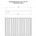 Профнастил фигурный C8 - 0,45 Drap RAL 3005