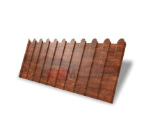 Профнастил фигурный C8 - 0,45 Print Elite Cherry Wood
