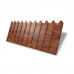 Профнастил фигурный C8 - 0,45 Print Elite Cherry Wood
