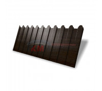 Профнастил фигурный C8 - 0,45 Print Elite Coffee Wood