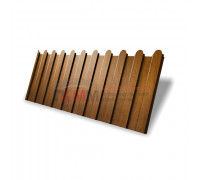 Профнастил фигурный C8 - 0,4 Print Premium Golden Wood