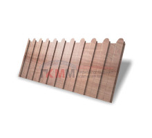 Профнастил фигурный C8 - 0,45 Print Elite White Wood