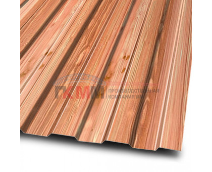 Профлист СС10-1150-0.5 Кедр ECOSTEEL_T Профлист СС10-1150-0.5 Кедр ECOSTEEL_T