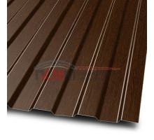 Профлист СС10х1150-0.5 Темное дерево ECOSTEEL