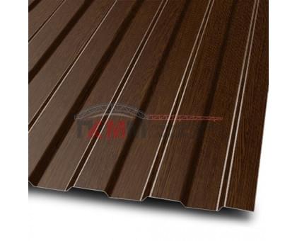 Профлист СС10х1150-0.5 Темное дерево ECOSTEEL