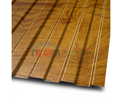 Профлист СС10-1150-0.5 ЗолотойДуб ECOSTEEL_ТД