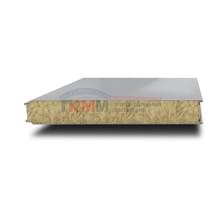 Гладкие сэндвич-панели из минеральной ваты-0.5/0.5, ширина 1200 мм, толщина 20 мм, RAL7004