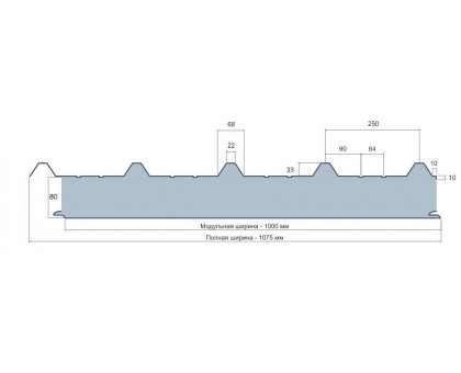 Арочные сэндвич-панели из пенополистирола-0.5/0.5, ширина 1000 мм, толщина 80 мм, RAL8004 Арочные сэндвич-панели из пенополистирола-0.5/0.5, ширина 1000 мм, толщина 80 мм, RAL8004