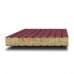 Сэндвич-панели без замков из минеральной ваты-0.5/0.5, ширина 1000 мм, толщина 20 мм, RAL3005