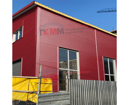 Двухслойные сэндвич-панели из минеральной ваты-0.5, ширина 1000 мм, толщина 180 мм, RAL3011