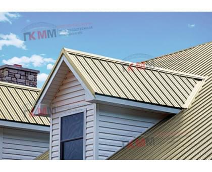 Кровельные сэндвич-панели из минеральной ваты-0.5/0.5, ширина 1000 мм, толщина 10 мм, RAL1014 Кровельные сэндвич-панели из минеральной ваты-0.5/0.5, ширина 1000 мм, толщина 10 мм, RAL1014