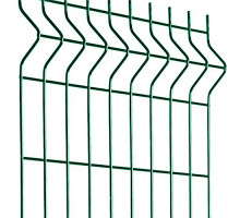 Сетка сварная 3D ППК RAL 6005, 1,53x2,5 м, ячейка 50x200x3 мм, 4Р