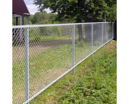 Сетка рабица оцинкованная 1,5x10 м, ячейка 50x50x2,0.