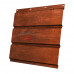 Софит металлический без перфорации 0,45 Print Elite с пленкой Cherry Wood