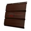 Софит металлический без перфорации 0,45 Print Elite с пленкой Choco Wood