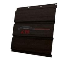 Софит металлический без перфорации 0,45 Print Elite с пленкой Coffee Wood