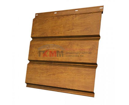 Софит металлический без перфорации 0,45 Print Premium с пленкой Golden Wood Софит металлический без перфорации 0,45 Print Premium с пленкой Golden Wood