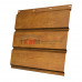 Софит металлический без перфорации 0,45 Print Premium с пленкой Golden Wood