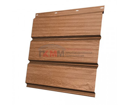 Софит металлический без перфорации 0,45 Print Elite с пленкой Honey Wood Софит металлический без перфорации 0,45 Print Elite с пленкой Honey Wood