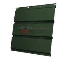 Софит металлический без перфорации 0,5 GreenCoat Pural BT с пленкой RR 11 темно-зеленый (RAL 6020 хромовая зелень)