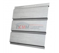 Софит металлический без перфорации 0,45 Print Elite с пленкой Snow Wood