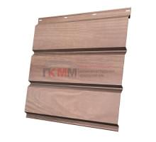 Софит металлический без перфорации 0,45 Print Elite с пленкой White Wood