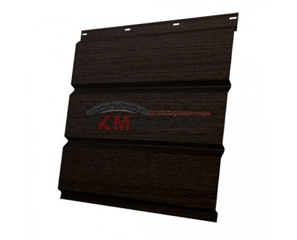 Софит металлический центральная перфорация 0,45 Print Elite с пленкой Coffee Wood