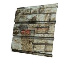 Софит металлический центральная перфорация 0,45 Print Elite с пленкой Fine Stone