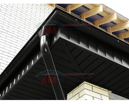Софит металлический полная перфорация 0,45 Drap ST RAL 9005 черный Софит металлический полная перфорация 0,45 Drap ST RAL 9005 черный