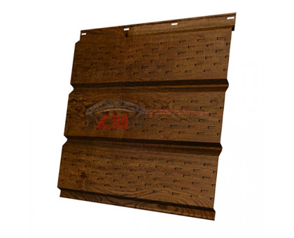 Софит металлический полная перфорация 0,45 Print Premium с пленкой Antique Wood Софит металлический полная перфорация 0,45 Print Premium с пленкой Antique Wood