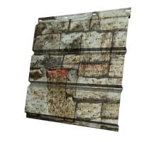 Софит металлический полная перфорация 0,45 Print Elite с пленкой Fine Stone