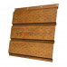 Софит металлический полная перфорация 0,4 Print Premium с пленкой Golden Wood