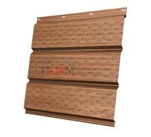 Софит металлический полная перфорация 0,45 Print Elite с пленкой Honey Wood