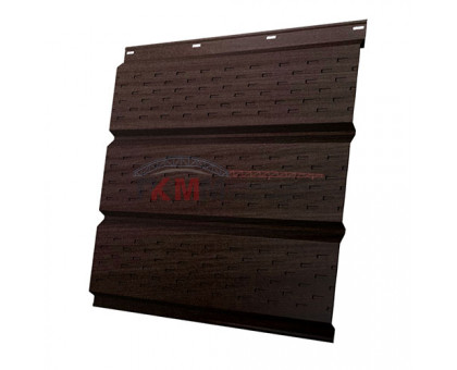 Софит металлический полная перфорация 0,45 Print Elite с пленкой Nordic Wood