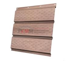 Софит металлический полная перфорация 0,45 Print Elite с пленкой White Wood
