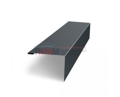 Нащельник (для калиток и ворот) 25х35 жалюзи Milan, Tokyo, Palermo 0,45 Drap RAL 7016 антрацитово-серый (L1,68) Нащельник (для калиток и ворот) 25х35 жалюзи Milan, Tokyo, Palermo 0,45 Drap RAL 7016 антрацитово-серый (L1,68)