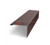 Нащельник (для калиток и ворот) 25х35 жалюзи Milan, Tokyo, Palermo 0,45 Drap TwinColor RAL 8017 шоколад (L1,68) Нащельник (для калиток и ворот) 25х35 жалюзи Milan, Tokyo, Palermo 0,45 Drap TwinColor RAL 8017 шоколад (L1,68)