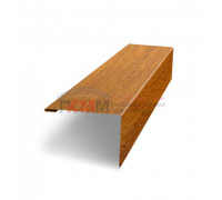 Нащельник (для калиток и ворот) 25х35 жалюзи Milan, Tokyo, Palermo 0,45 Print Elite Golden wood (L1,68) Нащельник (для калиток и ворот) 25х35 жалюзи Milan, Tokyo, Palermo 0,45 Print Elite Golden wood (L1,68)