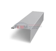 Нащельник (для калиток и ворот) 25х35 жалюзи Milan, Tokyo, Palermo 0,45 Print Elite Milky wood (L1,68)