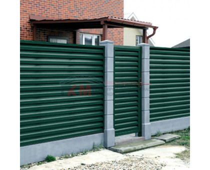 Калитка Жалюзи 1,68х1 RAL 6005 без заполнения