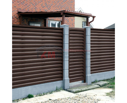 Калитка Жалюзи 2,0х1,5 RAL 8017 без заполнения