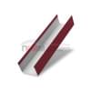 Крышка 65х40 жалюзи Milan,Tokyo 0,5 Atlas с пленкой RAL 3005 красное вино