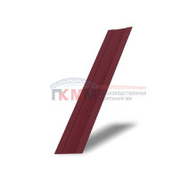 Крепежная планка жалюзи Milan,Tokyo 0,45 PE с пленкой RAL 3005 красное вино