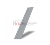 Крепежная планка жалюзи Milan,Tokyo 0,5 GreenCoat Pural BT, matt RAL 7040 серое окно