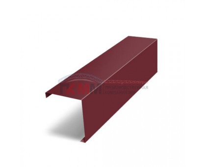 Декоративная накладка на столб угловая жалюзи Milan,Tokyo 0,5 Satin с пленкой RAL 3005 красное вино Декоративная накладка на столб угловая жалюзи Milan,Tokyo 0,5 Satin с пленкой RAL 3005 красное вино
