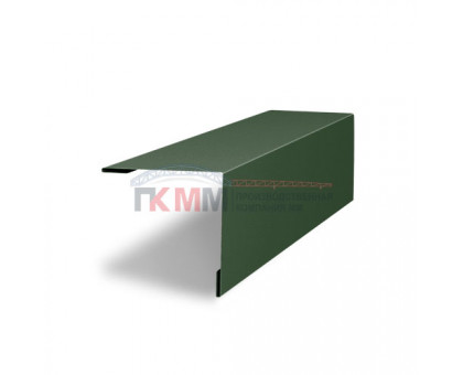 Планка завершающая 50х50 жалюзи Milan 0,5 GreenCoat Pural BT, matt RR 11 темно-зеленый Планка завершающая 50х50 жалюзи Milan 0,5 GreenCoat Pural BT, matt RR 11 темно-зеленый