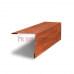 Планка завершающая 50х50 жалюзи Milan 0,45 Print Premium Cherry Wood